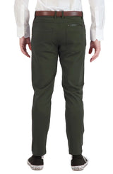 Levinas Olive Green Performance Tech Stretch Pants