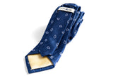 Navy Mini Paisley
