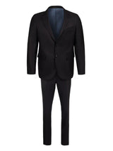 Centrion Black Wool Suit