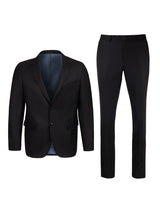 Centrion Black Wool Suit