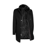 T.O. Boy's Lincoln Wool Coat with Fur Collar