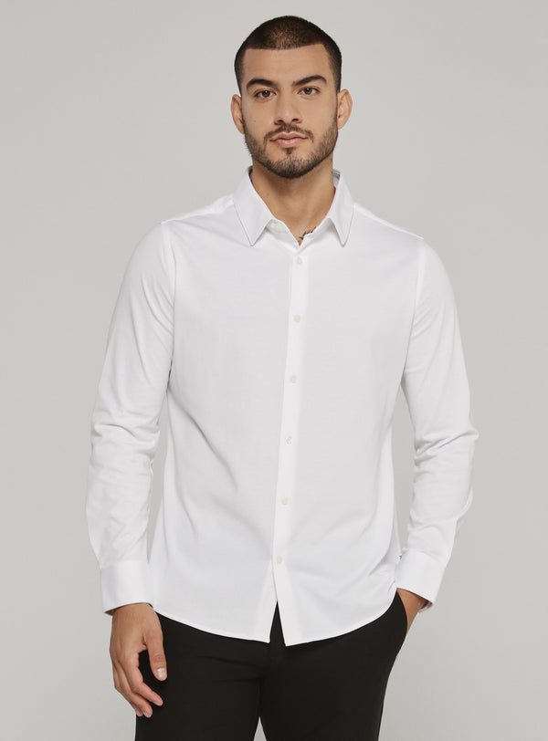 7 Diamonds Long Sleeve Stretch Shirt