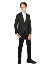 Soho T.O. Boy's Black Stretch Suit