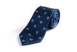 Navy Mini Paisley