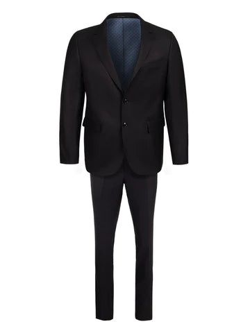Centrion Black Wool Suit
