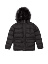 Boy's Patch Pocket Puffer Coat