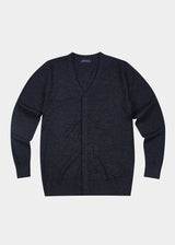 Atica Classic Button-Up Wool Cardigan