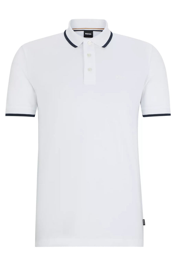Hugo Boss White Polo Shirt